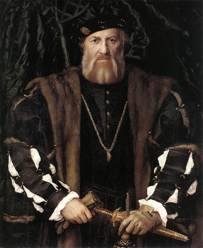 HOLBEIN, Hans the Younger Portrait of Charles de Solier, Lord of Morette ag Germany oil painting art